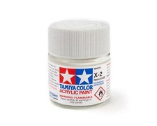 Tamiya X-2 White Gloss Finish Acrylic Paint 23ml TAM81002