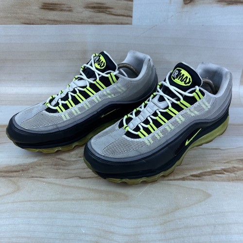 Nike Air Max 24-7 Talla 12 Negro Gris Voltio Amarillo 397252-002 - Imagen 2 de 17