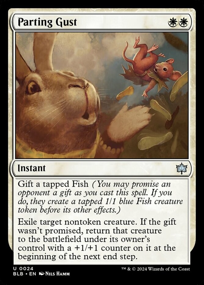 1x Parting Gust MTG - Bloomburrow - NM-Mint
