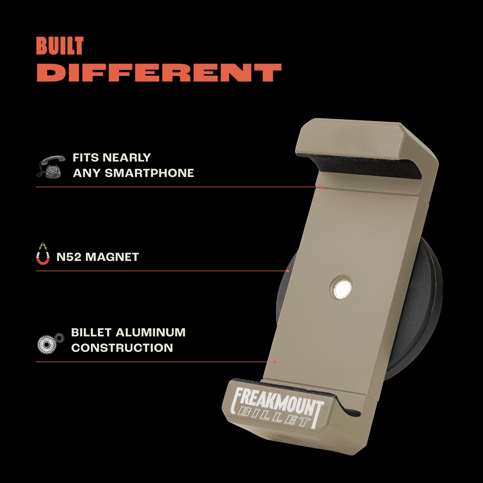 Magnetic Motorcycle Phone Mount - Compatible with Harley Davidson - Premium B...