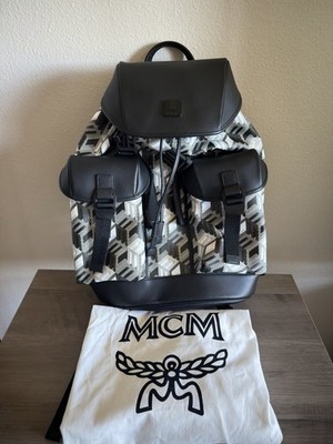 MCM Brandenburg Cubic Monogram Backpack