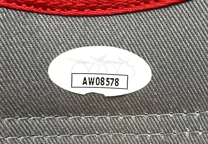 Chase Utley Jamie Moyer Signed Philadelphia Phillies Adjustable Hat JSA - Image 4 of 4