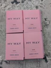 4X Giorgio Armani My Way Samples EDP, Nectar, .04 fl oz/1.2ml Ea