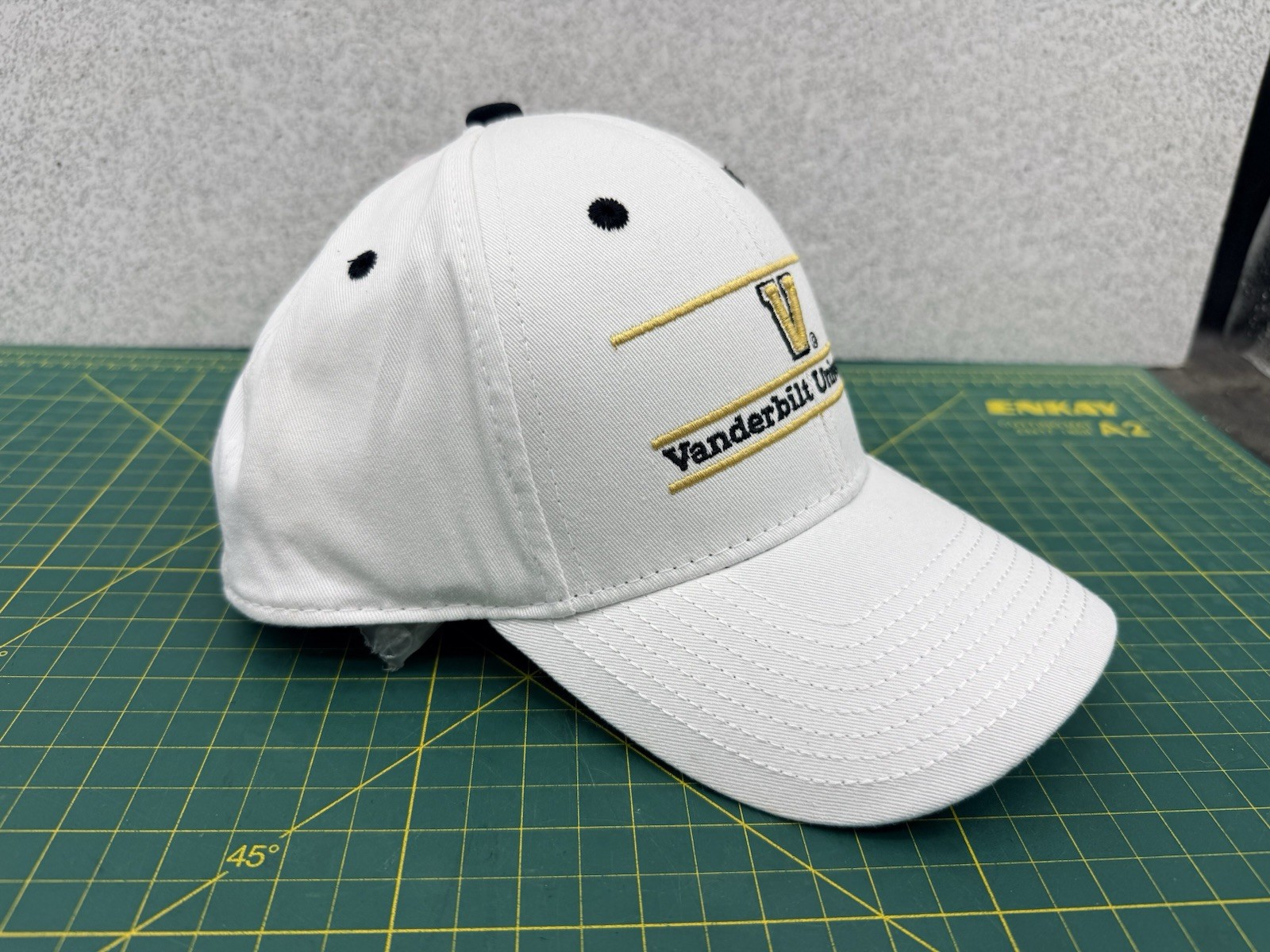 Vanderbilt University Vandy 3 Line Logo Embroidered Cap Hat - by The ...