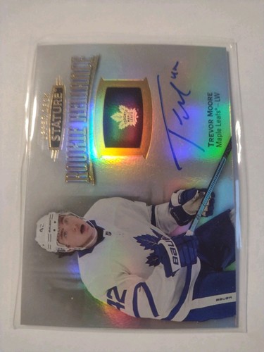 2019-20 UD STATURE TREVOR MOORE ROOKIE RELIANCE AUTO AUTOGRAPH RC - Imagen 1 de 1