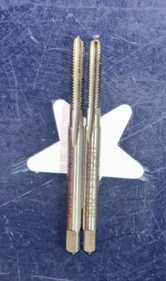 Two USED R&N #4-40 Plug Taps 3FL H11 21382 Two Taps - Image 1 of 4