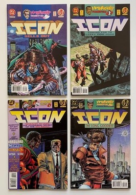 Icon #18, 19, 20 & 21 Milestone (DC 1994) 4 x VF+/- condition issues