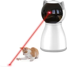 Interactive Rechargeable Automatic Laser Cat Toy with Random Trajectory