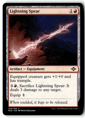Lightning Spear 134 Common Modern Horizons 2 Magic: The Gathering Near Mint