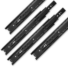 3 Pairs Drawer Slides 12 Inch, Heavy Duty Full Extension Ball Bearing, Side M...