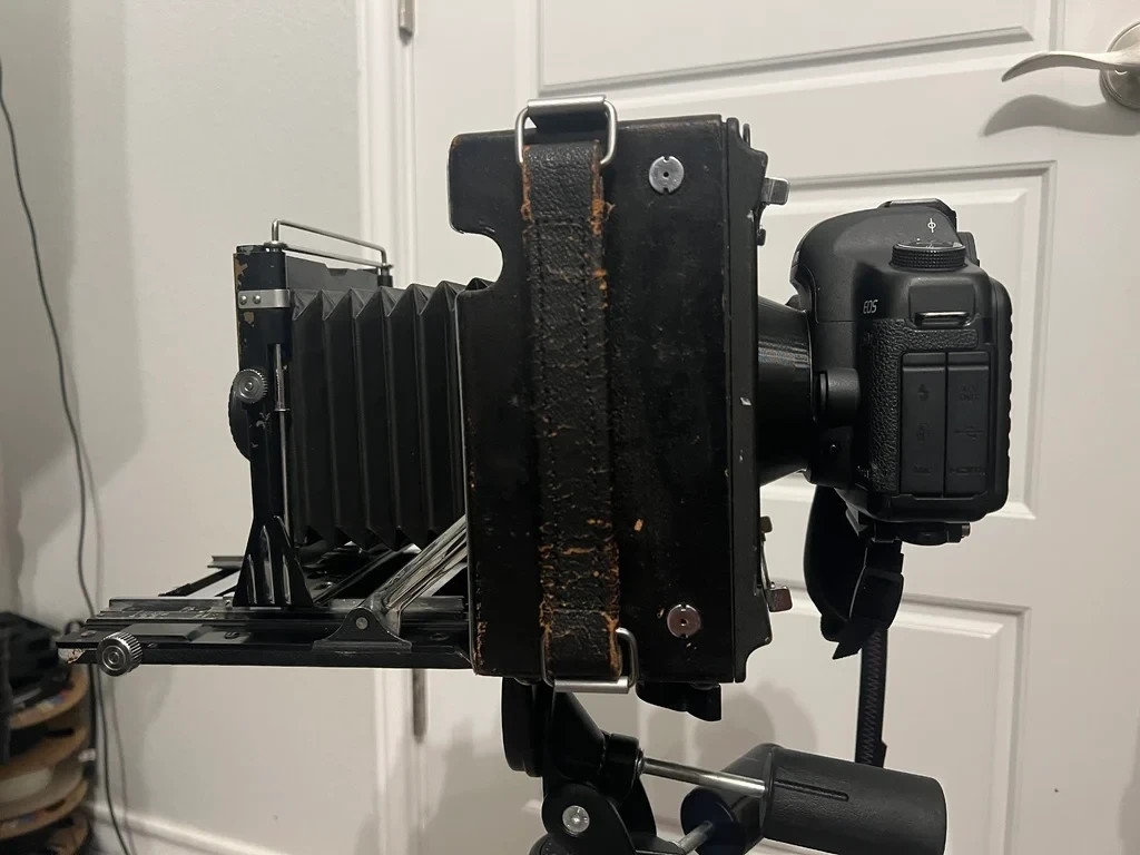 Canon EF to Graflex 4x5 Adapter | DSLR to Large Format Film Back
