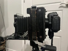 Canon EF to Graflex 4x5 Adapter | DSLR to Large Format Film Back