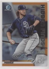 2020 Bowman Hidden Finds Chrome Orange Refractor 5/25 Chris Paddack #HF-CP 01w9