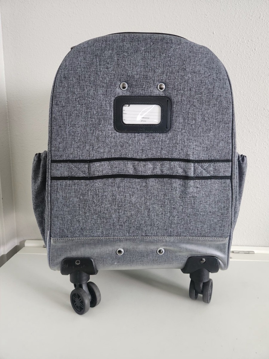 Lug Propeller Wheelie-4 Wheeled Carry-On Luggage Quilted Gray