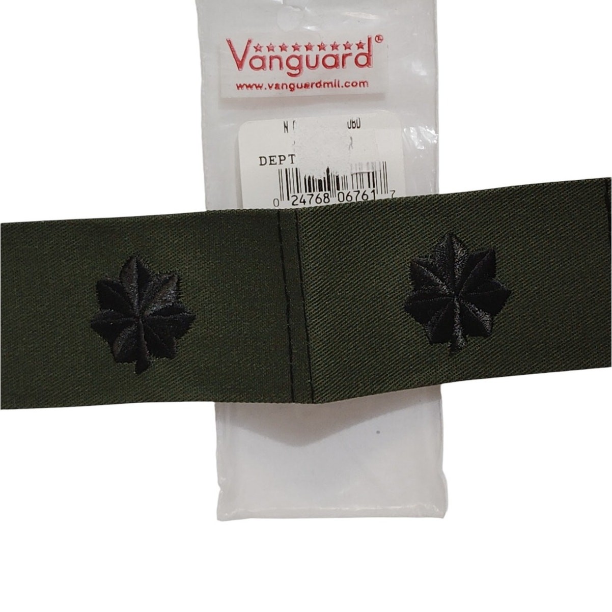Vintage USN Commander / US Army Lieutenant Colonel Collar Sew-On Device Tape Set