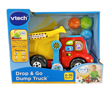 VTech Drop and Go Dump Truck Learning Toy Teaches Colors  s New Factory Sealed