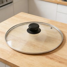 Tempered Glass Lid Designed High Quality Fit All Saucepans Frying Pans Dishes UK