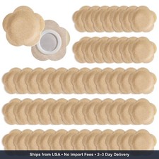 50 Pcs Castor Oil Patches, Castor Oil Pack Wrap for Belly Button Disposable Self