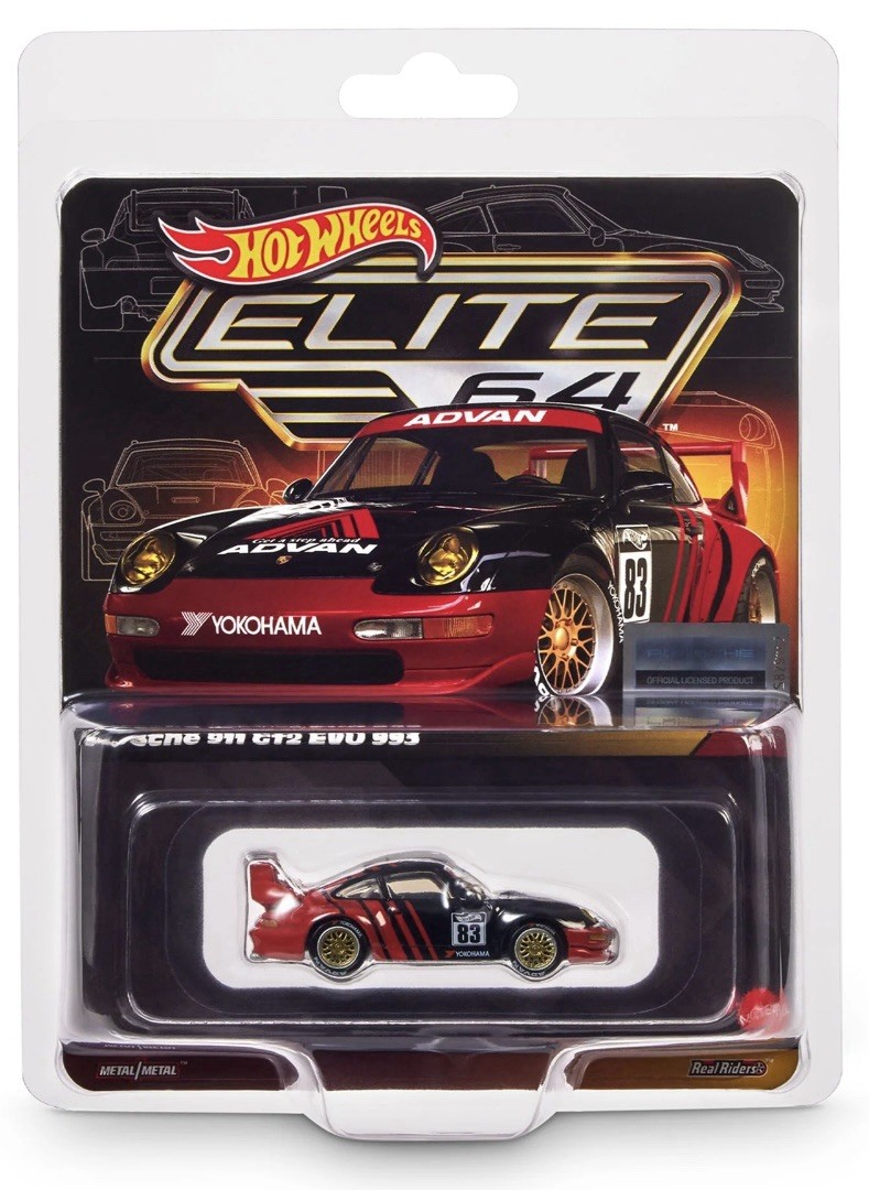 ホットウィール RLC エリート64 ポルシェ 911 GT2 EVO 993 Amazon.com: Elite 64 Collectors Porscha 911 GT2 EVO 993 Real