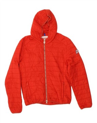 INVICTA Damen Windbreaker Jacke mit Kapuze UK 12 Medium rot Polyamid CH27