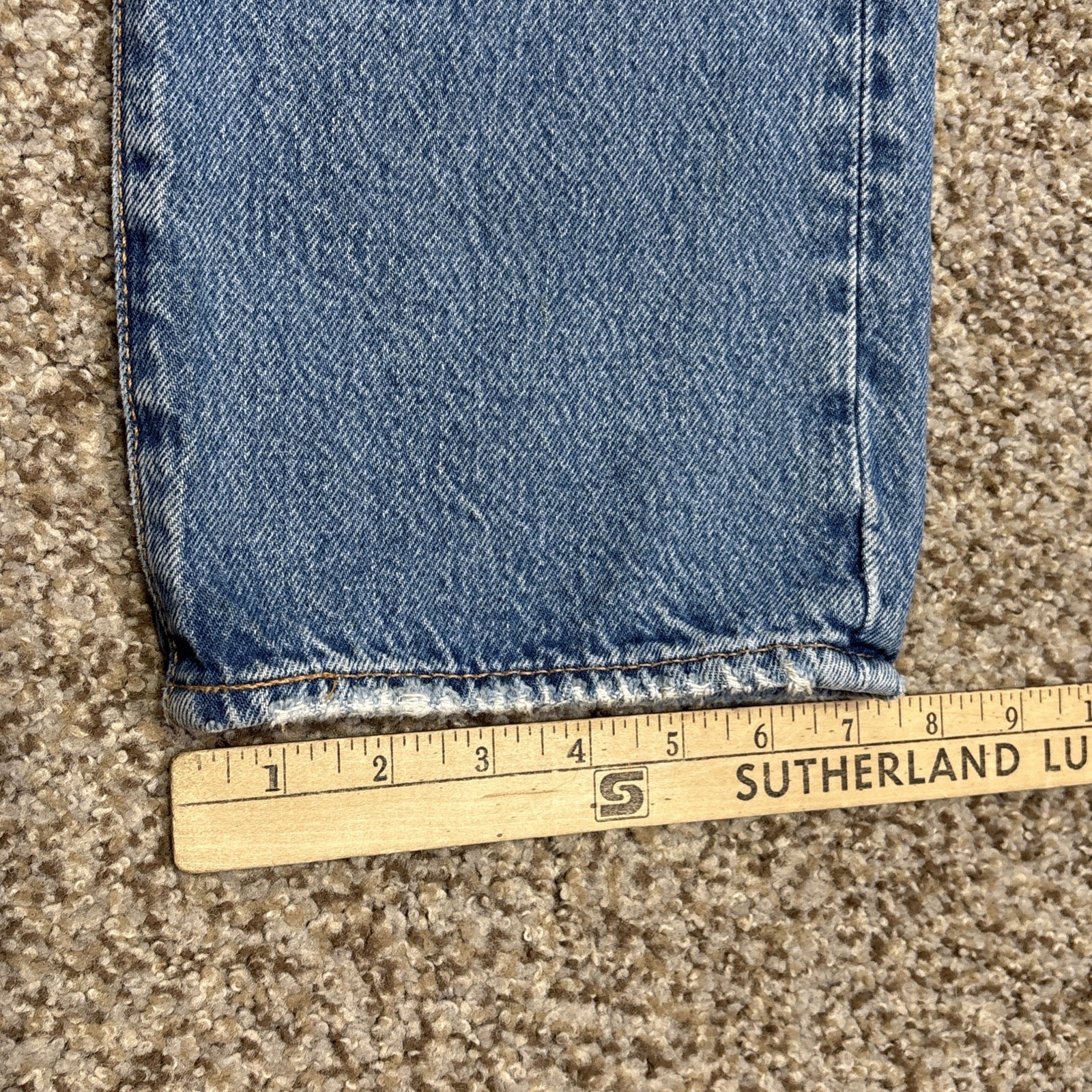 Levi's 501 '93 Men's Jeans Premium Denim Straight Leg Button 33x32 Fits 31x31 - View 13