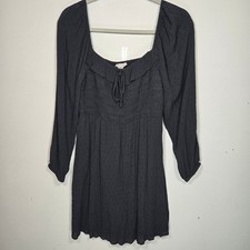  American Eagle Charcoal Long Sleeve Dress. Size Medium.