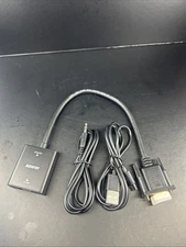 HDMI to VGA Uni-Directional HDMI Computer to VGA Monitor Adapter Female to Male