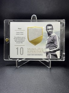 Carte Futera Legends - Pelé Brésil Match Porté Patch /9 - Carte Souvenir Football Near Mint