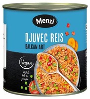 Menzi Djuvec Reis, 2,5 Kg GroßDose, Schmeckt Heiß Und Kalt, Tafelfertig
