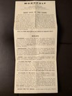 Vintage 1961 Monopoly Rplcmnt Pieces, Parts Orig Instruction Booklets, Cards  — photo 3
