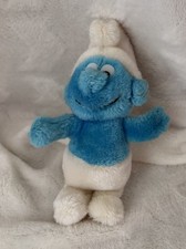 Vintage 1980 Peyo Wallace Berrie Co. Small Smurf Plush