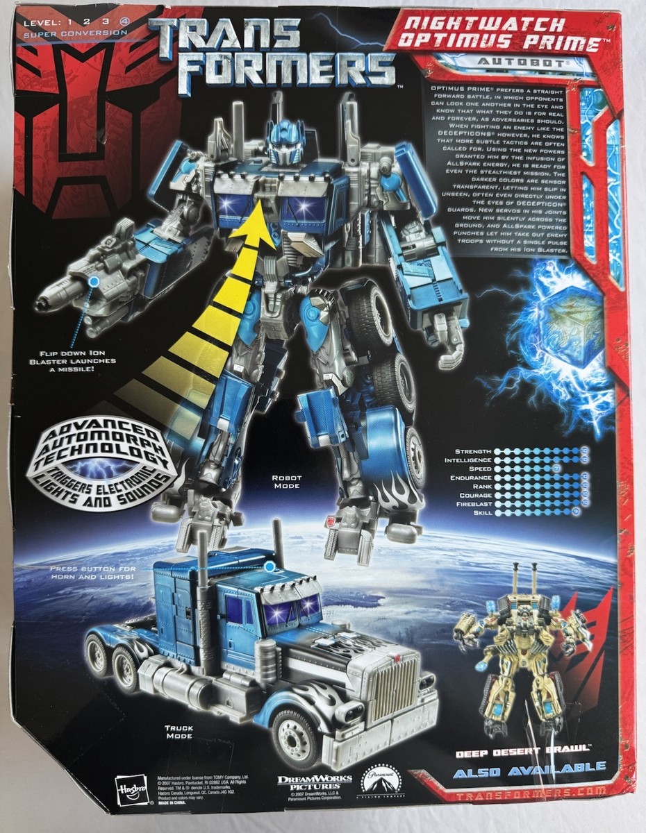 その他 Transformers Nightwatch Optimus Prime Transformers 2007 Movie Allspark Power Nightwatch Optimus