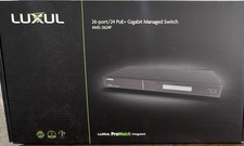 Luxul AMS-2624P 26-Port 24 PoE+ Gigabit Layer...