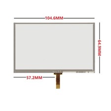 For GPS 105 65mm Touch Screen Glass 4.3" inch 4wire Resistive Digitizer 105x65mm