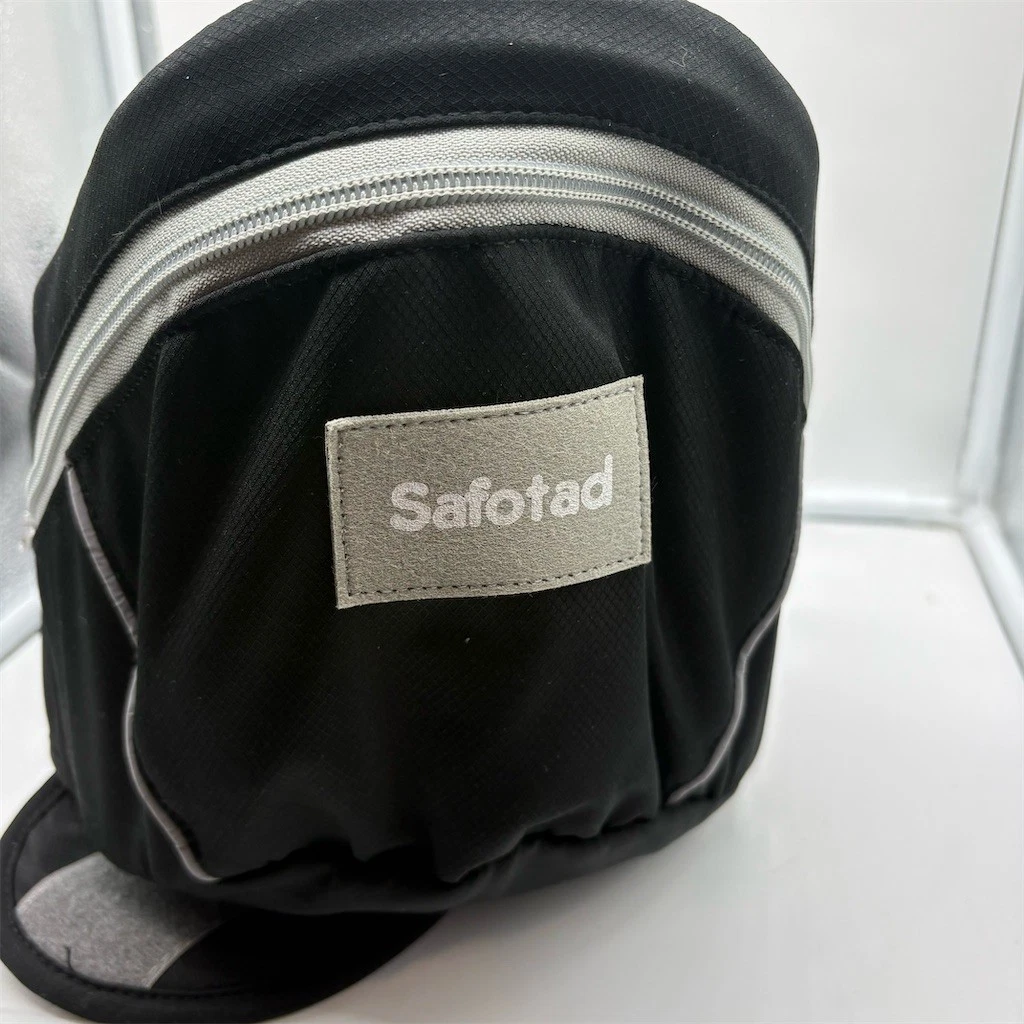 Safotad Baby Hip Seat Carrier Waist Belt w/ Storage Pockets Black Gray
