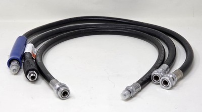 Set of 3 Scuba Diving Low Pressure (LP) Regulator Hoses   Quick Disconnect