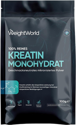 Creatin Monohydrat Pulver - 300G Veganes Mikronisiertes Kreatin Pulver - 100 Por