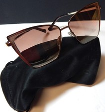 DIFF SUNGLASSES BECKY Gold Flash Brown Tortoise MAKE A DIFFERENCE Gradient Lense