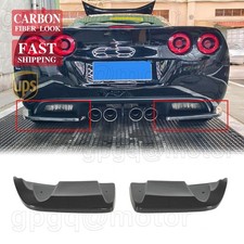 For Corvette C6 All Model 2005-2013 Carbon Fiber Rear Bumper Side Corner Aprons For Corvette C6 All Model 2005-2013 Carbon Fiber Rear Bumper Side Corner Aprons