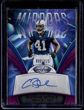 2025 Panini Certified #MS-ABE Antoine Bethea Mirror Signatures Purple #/125