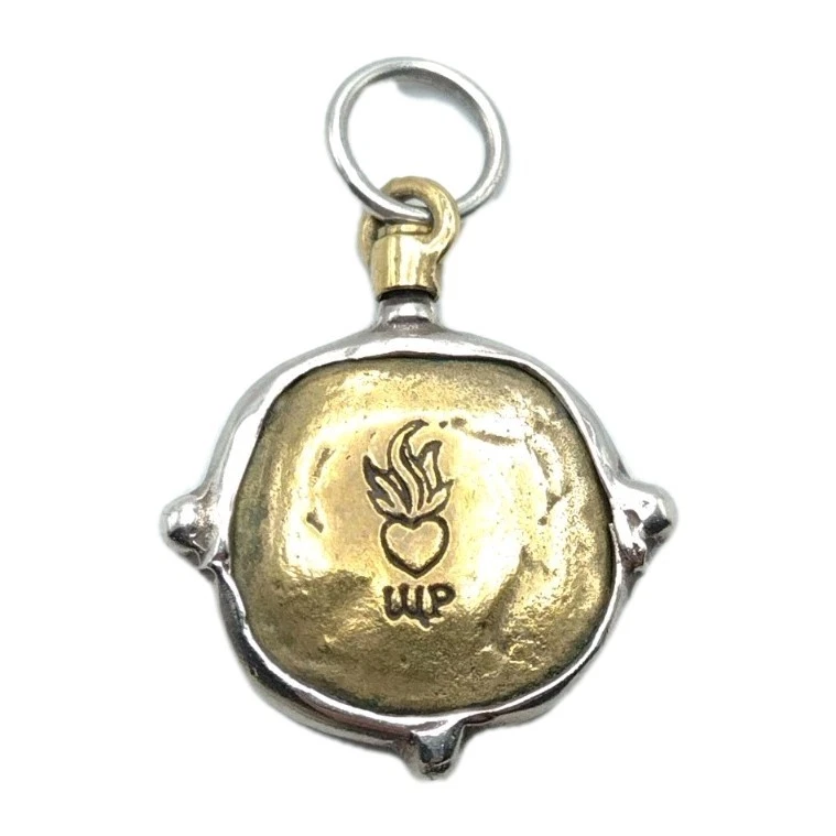 Waxing Poetic Sterling Silver Brass Voyager Insignia Charm "L" Monogram Initial - Image 2 of 4