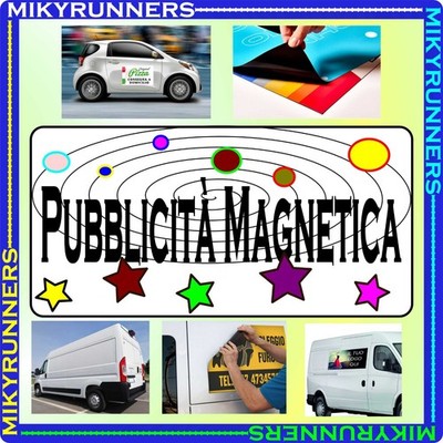 2 targhe magnetiche per la scuola di guida, 32 x 8 cm, come pellicola magnetica, per l'organizzazione della scuola di guida