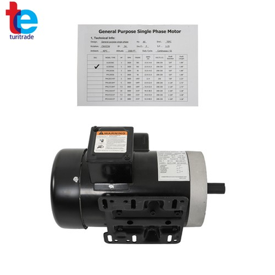 #ad 5HP General Purpose Motor 3450RPM 1 Phase 208 230V 5 8quot;Shaft 56C Frame CCW CW $223.45