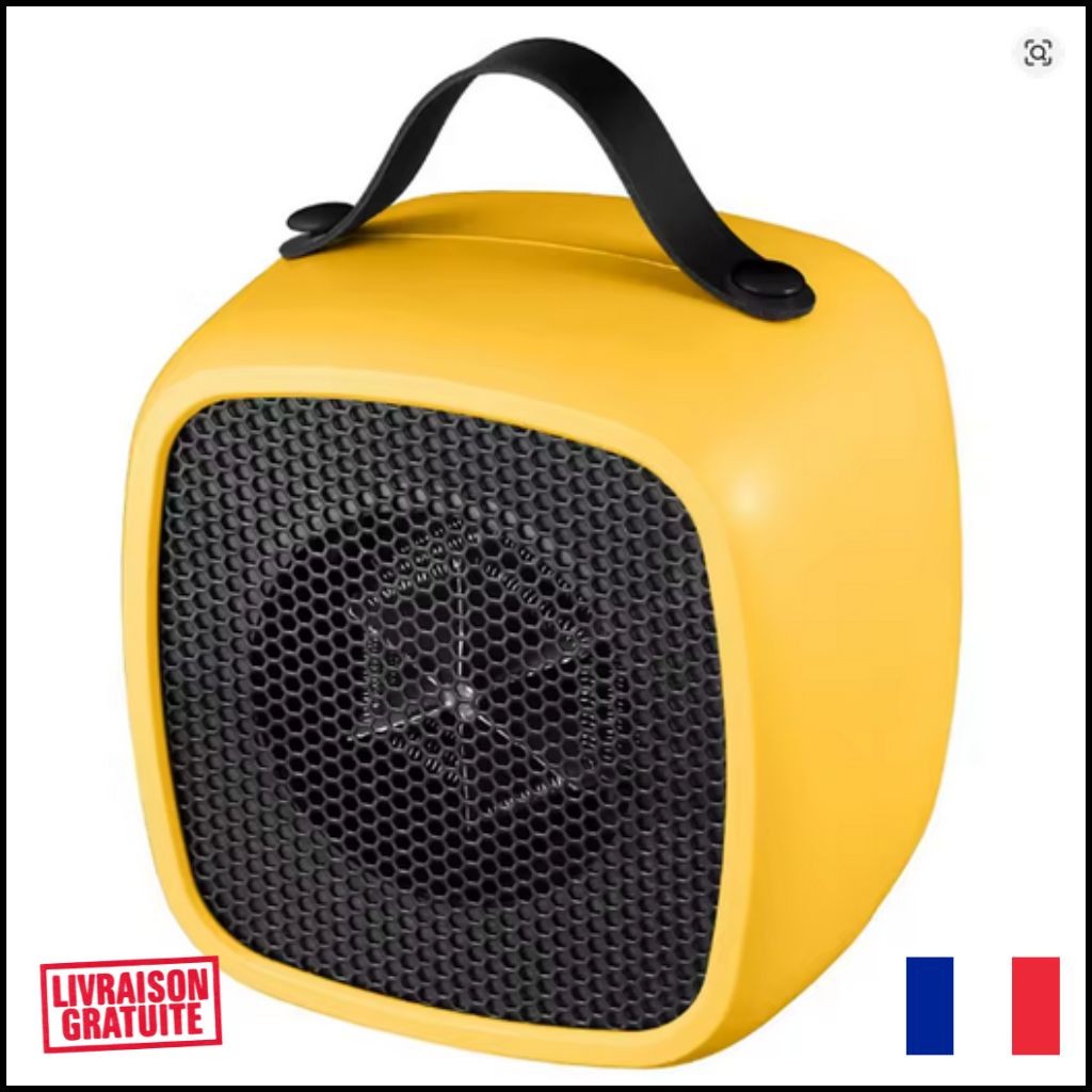 Radiateur céramique 500W prise murale : mini chauffage d'appoint économique