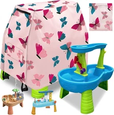 Kids Water Table Cover for Step2 Rain Showers Water Table Accessories, Outdoor T