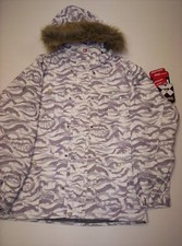 QUIKSILVER Men's CONQUER DPM Snow Jacket White - Size Large - WHT - NWT LAST ONE