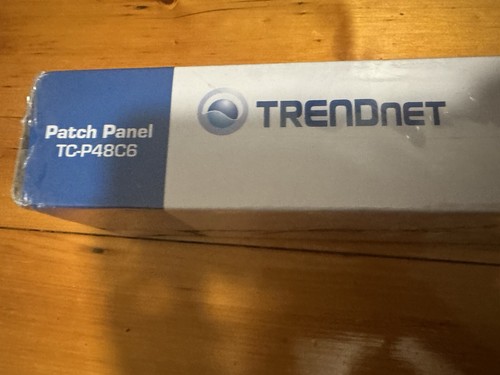 Sealed New TRENDnet Patch Panel TC-P48C6 Sealed T568 A/B wired - Picture 6 of 7