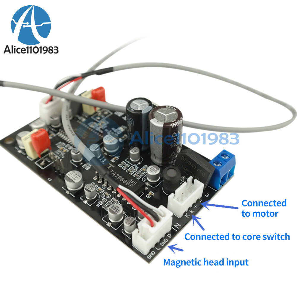 TA7668 Stereo Recorder Magnetic Preamplifier Board w/ CXA1332
