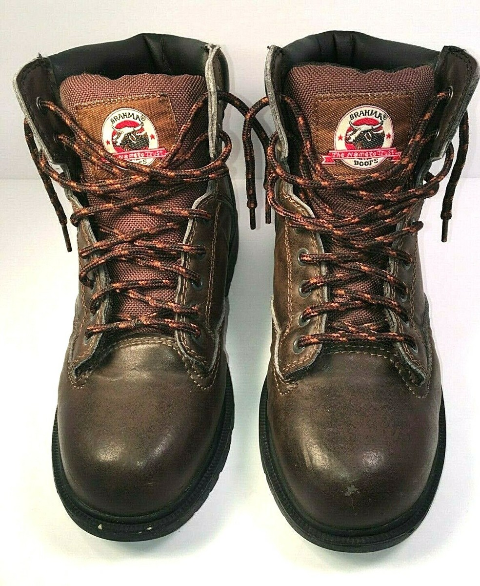Brahma Brown Boots Men’s 6 Lace Up Work Boots Brahma Men main image 3
