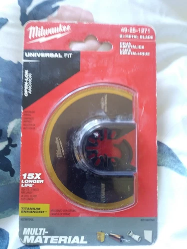 MILWAUKEE 49-25-1271 BI-METAL MULTI - MATERIAL TITANIUM ENHANCED INCLUDES DREMEL